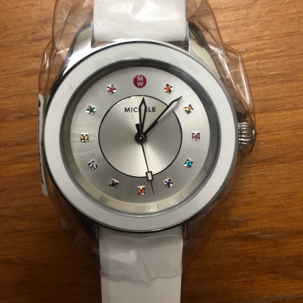 NWT Michele Cape topaz watch!!